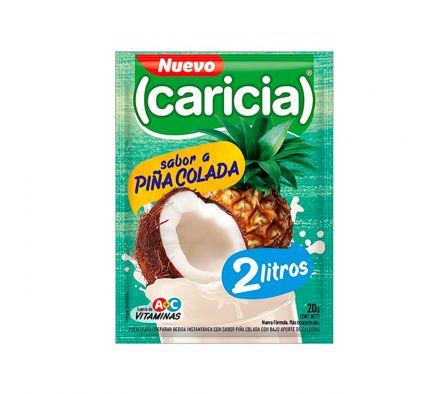 JUGO E/POLVO CARICIA PIÑA COLADA 2LT X 20GR (160)