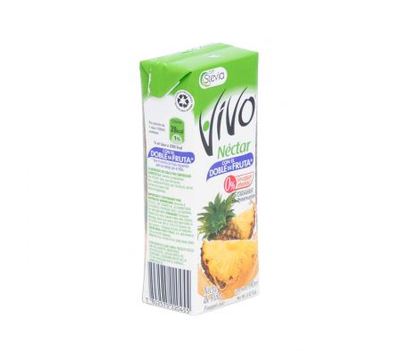JUGO DE NECTAR VIVO PIÑA X 190CC (24)