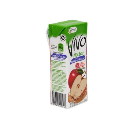 JUGO DE NECTAR VIVO MANZANA X 190CC (24)