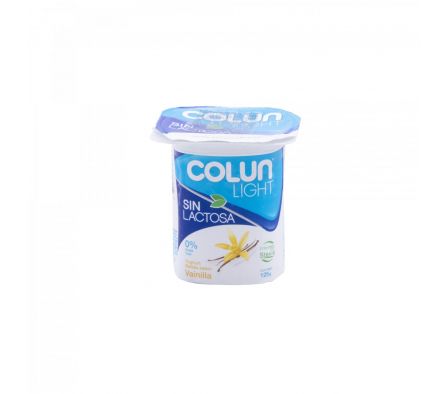 YOGHURT COLUN VAINILLA S/LACTOSA LIGHT 125G (48)