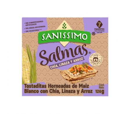 SALMAS HORN. SANISSIMO LINO Y CHIA 6PZS 108GR (28)