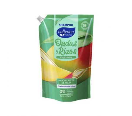 SHAMP. BALLERINA RIZOS MANGO Y ACEITE DP X 750ML
