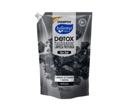 SHAMPOO BALLERINA CARBON ACT. Y MENTA DP X 750ML