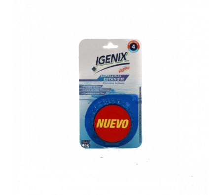 PASTILLA P/ESTANQUE IGENIX AZUL 48GR (12)