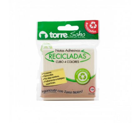 BLOC DE NOTAS 4 COL. 120H 76X76