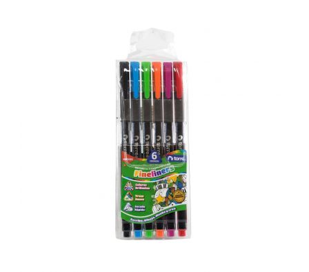 MARCADOR FINELINER 6 COLORES TORRE (288)