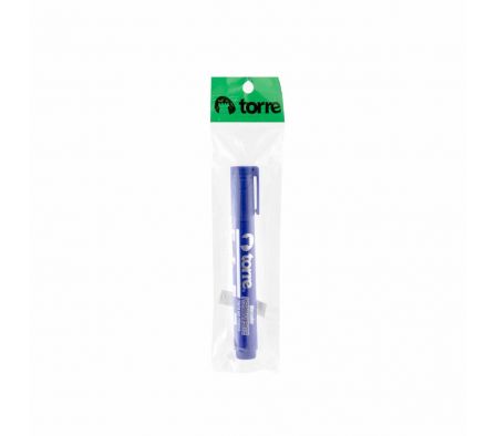 MARCADOR PERM.TORRE BL AZUL PTA BISELADA (10)