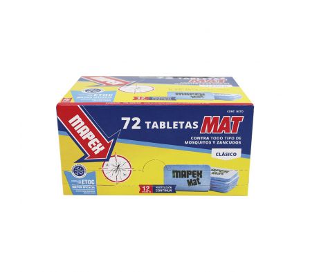 PASTILLA MAPEX MAT 72UN