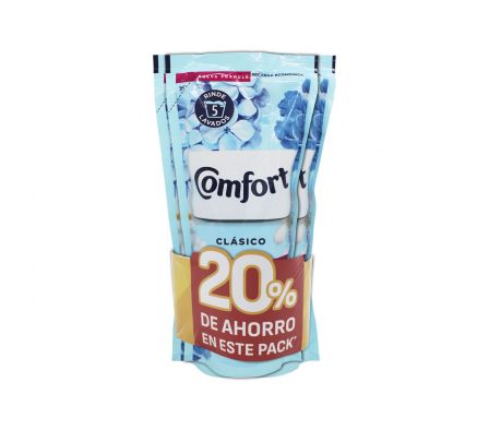 PACK SUAVIZANTE COMFORT CLASICO DP 3X450ML (5)