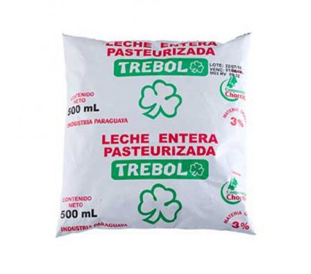 LECHE SACHET TREBOL 500CC 5%