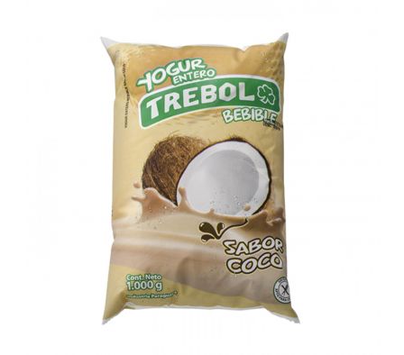 YOG. TREBOL SACHET COCO 1 LT
