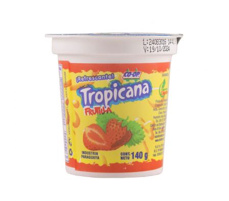 YOG. TROPICANA FRUTILLA 140 CC