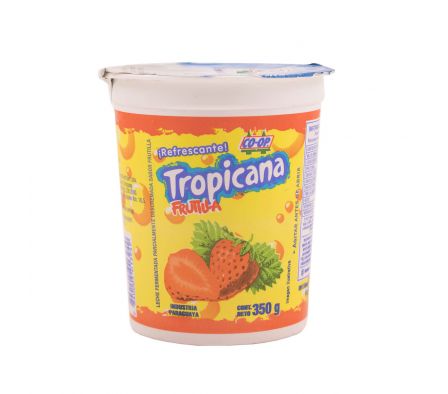 YOG. CO-OP TROPICANA FRUTILLA 350 CC