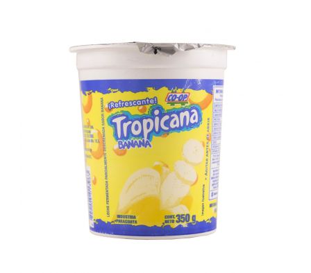 YOG. CO-OP TROPICANA BANANA 350 CC