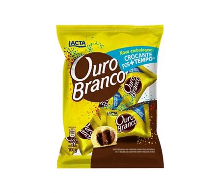 BOMBONES OURO BLANCO X 100GR (24) BOLSA