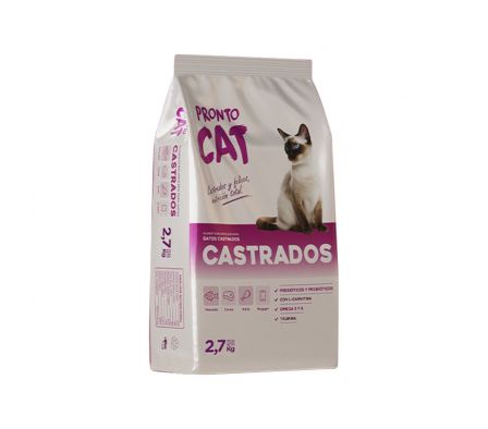 ALIM. P/GATO PRONTO CAT CASTRADO 2.7 KG (9)
