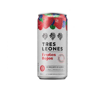 RON TRES LEONES LATA FRUTOS ROJOS RTD X 269ML (6)