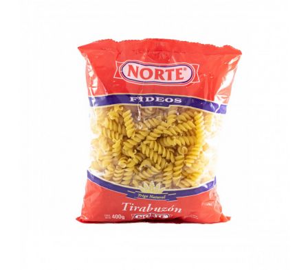 FIDEOS NORTE TIRABUZON 400 GRS