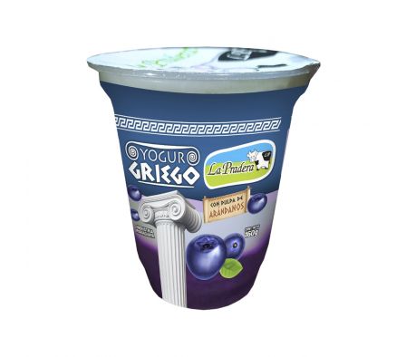YOG. GRIEGO LA PRADERA C/ PULPA DE ARANDANOS X 160 GR