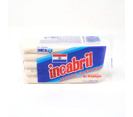 JABON EN PAN INCABRIL BLANCO 110 G. (20)