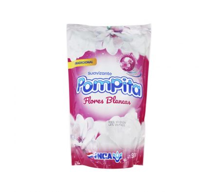 SUAVIZANTE POMPITA FLORES BLANCA 900CC (12)