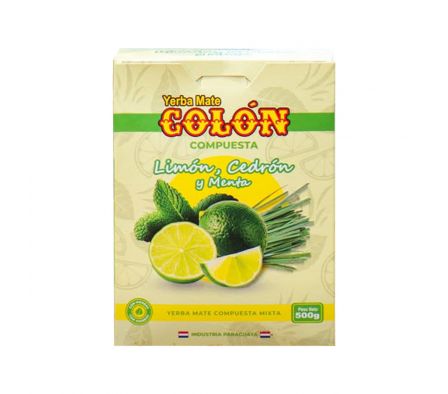 YERBA COLON LIMON/CEDRON/MENTA X 500 GR (12)