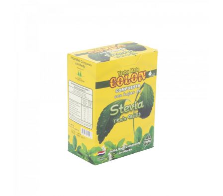 YERBA MATE COMP. COLON C/STEVIA 250GR (20)
