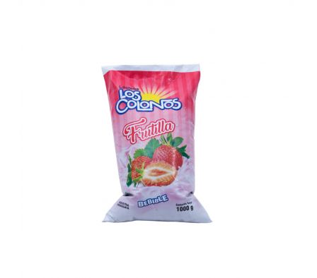YOG BEBIBLE LOS COLONOS FRUTILLA 1LT SACHET