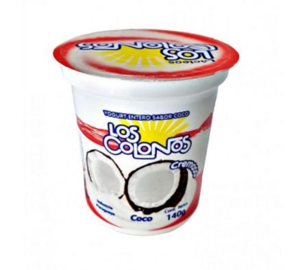 YOG. LOS COLONOS COCO 140GR.