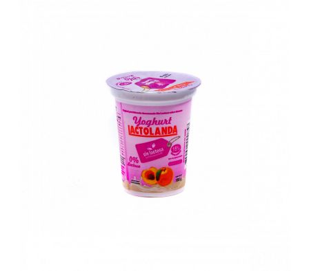 YOG. SEMI/DES S/LACTOSA DURAZNO LACTOLANDA 180GR POTE