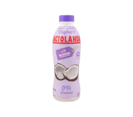 YOGHURT LACTOLANDA SEMIDESC. S/LACTOSA COCO X 900 GR
