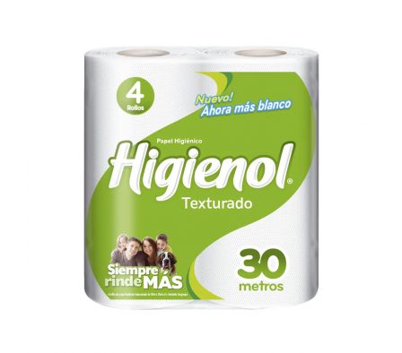 PAPEL HIG. HIGIENOL TEXTURADO 4X30MTS (12)