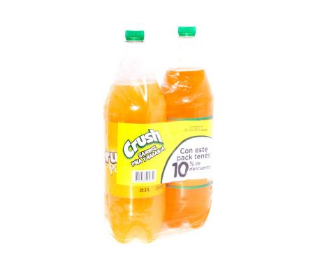 PACK CRUSH PIÑA + NARANJA 2 LTS