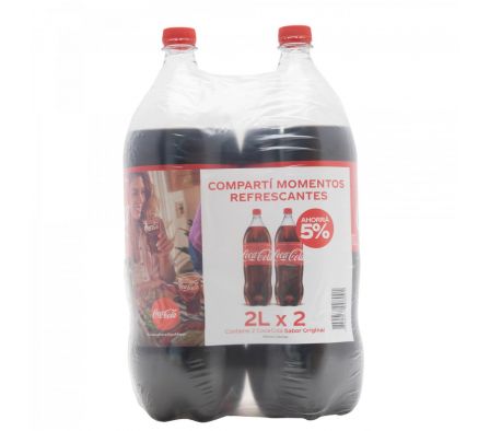 PACK X2 COCA COLA 2LTS
