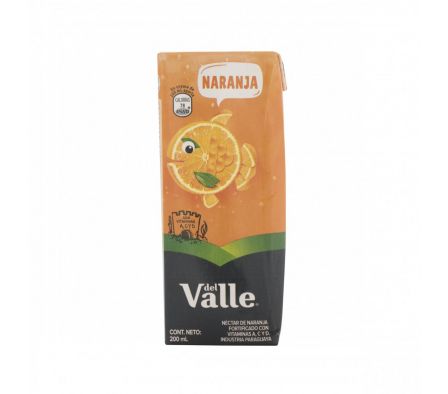 JUGO DEL VALLE NARANJA X 200ML (18)
