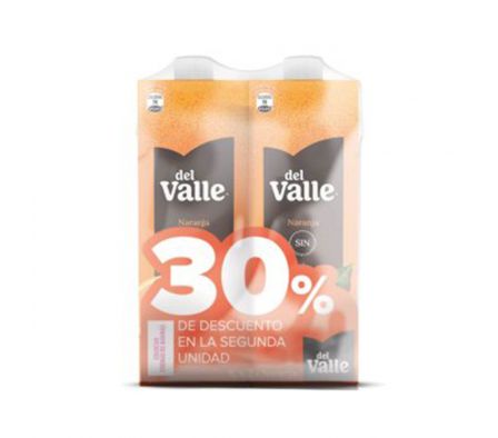 PACK X 2 JUGOS DEL VALLE NARANJA 1 L (1)