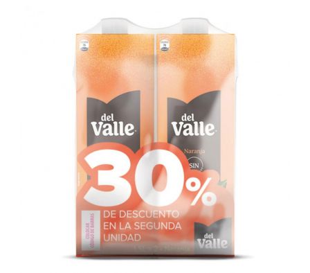 PACK X 2 JUGOS DEL VALLE NARANJA 1,5 L (1)