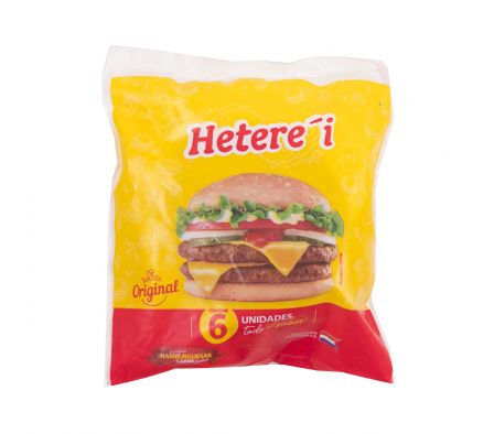HAMB. DE CARNE HETEREI CONG. X 6 BOLSA