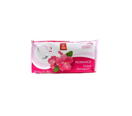 PACK JABON TOCADOR C2 ROMANCE 3X130GR (20)