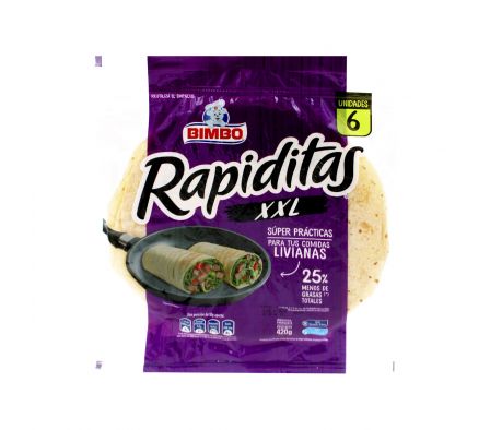 RAPIDITAS BIMBO XXL 6P X 420GR (24)