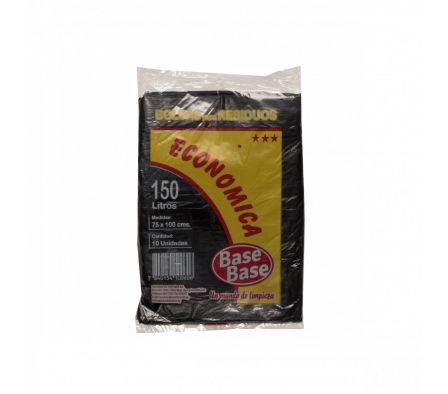 BOLSA P/RES. BASE BASE ECO. 150 LTRS 10UN