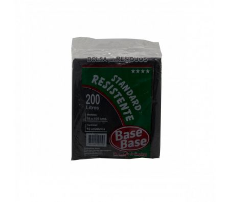 BOLSA P/RES. BASE BASE EST. RESIST. 200 LTRS 10UN