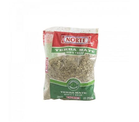 YERBA NORTE MENTA Y BOLDO 250GR (20)