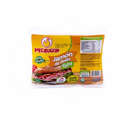 JAMON DE POLLO LIGHT PECHUGON 225GR (383)