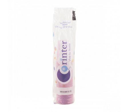 VASO CORINTER COLOR ROSA X 200ML (10)