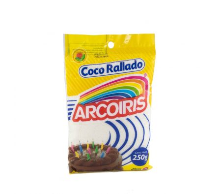 COCO RALLADO ARCOIRIS 250 GRS.