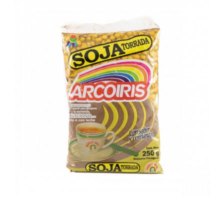 SOJA TORRADA ARCO IRIS 250 GR.
