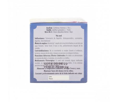 TE ARCOIRIS AZAFRAN/ENELDO/KA´A HE´E 10 X 30GR (24)