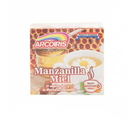 TE ARCOIRIS MANZANILLA CON MIEL 10 X 30GR (24)