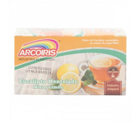 TE ARCOIRIS EUCALIPTO/MIEL/LIMON 20 X 3GR (24)